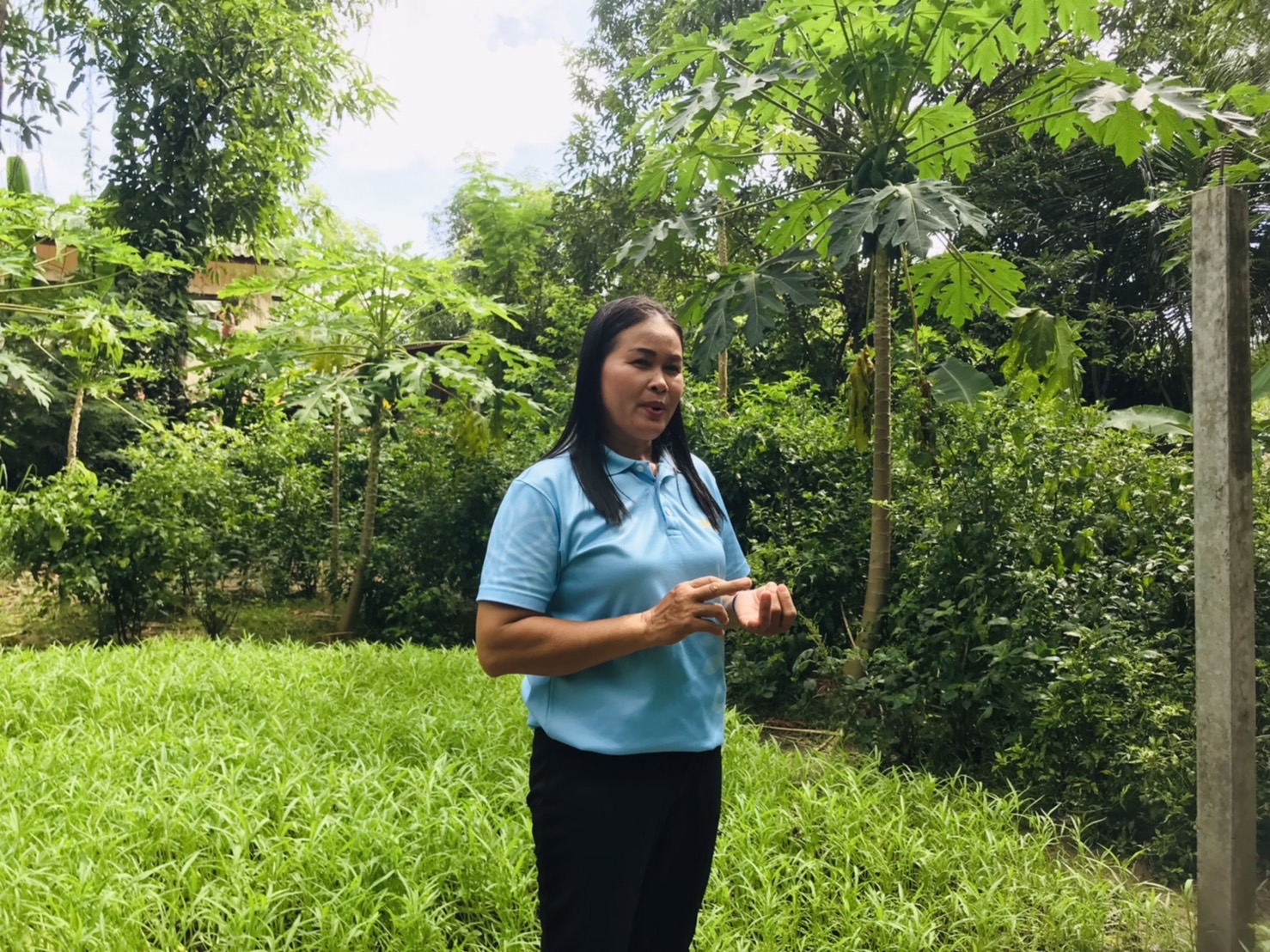  “ผู้นำต้องทำก่อน” บ้านหนองปอ ม.11 ตำบลน้ำอ้อม อำเภอค้อวัง จังหวัดยโสธร ขับเคลื่อนกิจกรรมที่ว่างสร้างอาหาร น้อมนำแนวพระราชดำริฯ ปลูกผักสวนครัวเพื่อสร้างความมั่นคงทางอาหาร  ปีงบประมาณ พ.ศ.2569