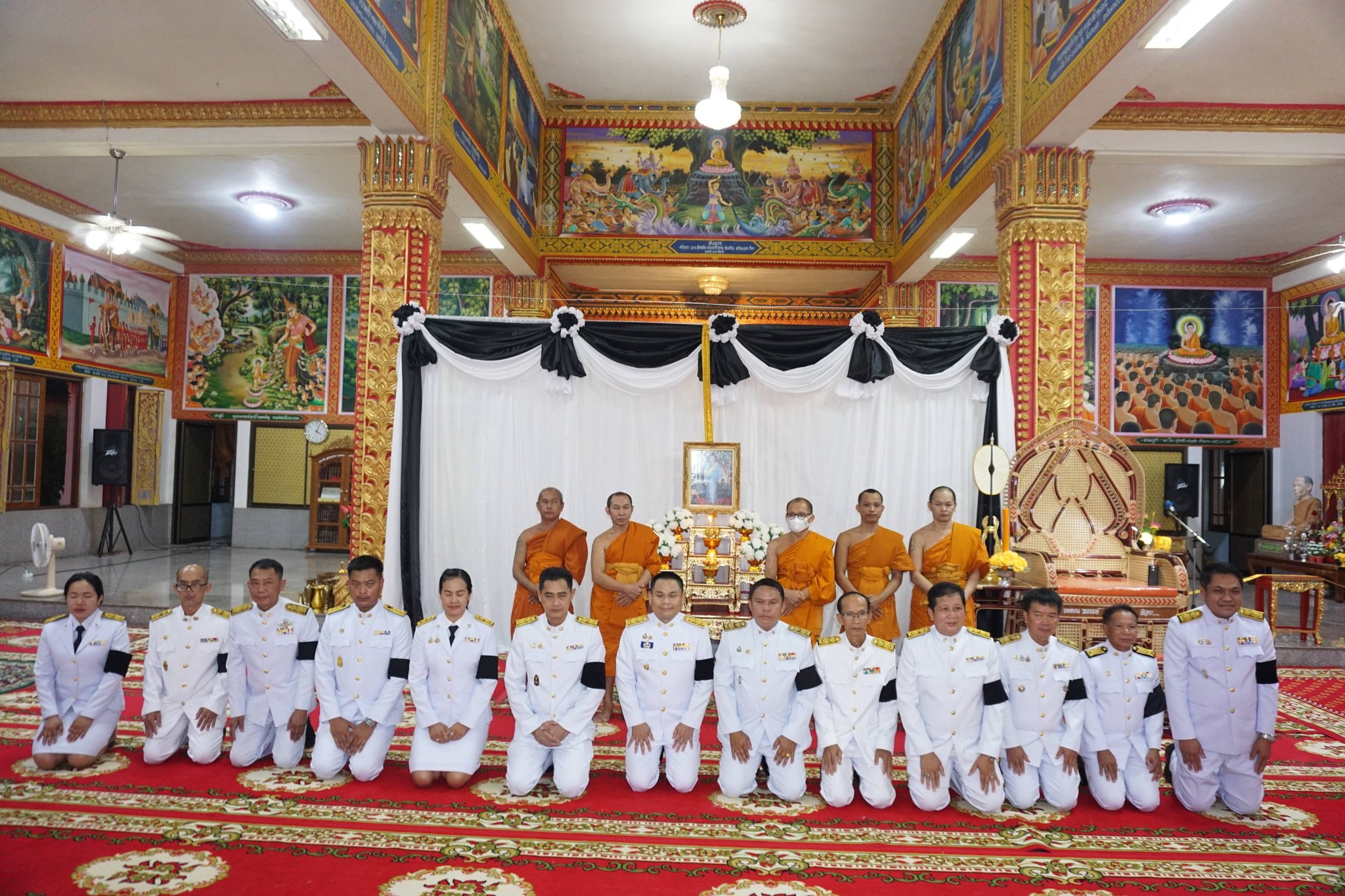 พิธีบำเพ็ญกุศลในวาระครบ 100 วัน (สตมวาร) แห่งการสวรรคต เพื่อถวายพระราชกุศลสมเด็จพระนางเจ้าสิริกิติ์ พระบรมราชินีนาถ พระบรมราชชนนีพันปีหลวง